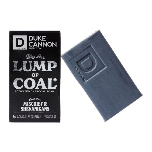 NEW Duke Cannon Supply Co. Big Ass Lump of Coal Soap Bar for Men Bergamot 10oz - Picture 2 of 6
